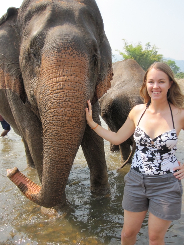 The only time you'll see me with an elephant on this blog. Well, probably.